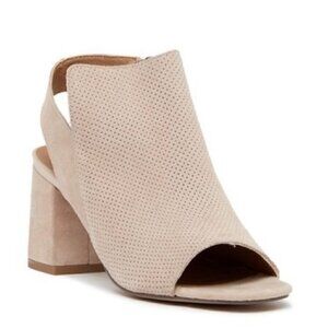 Abound Blush Pink Shoes Sandals Suede Open Toe Vacation Resort 8.5